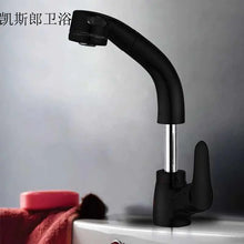 Load image into Gallery viewer, Pull-Out Adjustable Basin Faucet with Rotating Spout