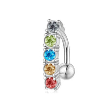 Load image into Gallery viewer, Fashionable Women's Stainless Steel Crystal Navel Piercing Ring ITDinos®