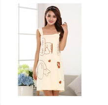 Load image into Gallery viewer, Quick Dry Microfiber Bath Towel & Spa Robe for Women ITDinos®