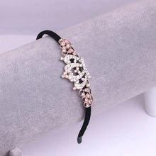 Load image into Gallery viewer, Butterfly Hair Band with Rhinestone Clips