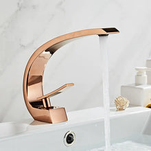 Load image into Gallery viewer, Nordic Copper Hot and Cold Basin Faucet