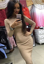 Lade das Bild in den Galerie-Viewer, 2018 Women's Autumn Winter Sexy Knit Bodycon Dress ITDinos®