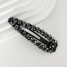Load image into Gallery viewer, Korean Style Rectangular BB Hair Clip with Rhinestones