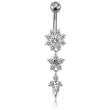 Load image into Gallery viewer, Body Piercing Jewelry - Medical Steel Navel Ring Pendant ITDinos®