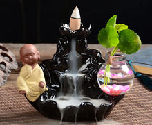 Load image into Gallery viewer, Ceramic Backflow Incense Burner with Sandalwood Holder ITDinos®