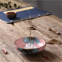 Load image into Gallery viewer, Creative Lotus Leaf Ceramic Incense Burner for Tea Room ITDinos®