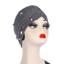 Load image into Gallery viewer, Cap in Solid Color with Shiny Fabric