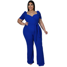 Load image into Gallery viewer, Chic Plus Size Ruffled Jumpsuit