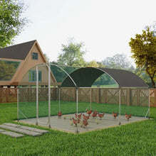 Load image into Gallery viewer, Large Metal Chicken Coop With Run, Walkin Chicken Coop For Yard With Waterproof Cover ITDinos®