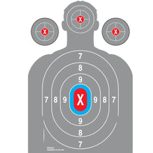 Load image into Gallery viewer, Heavy Duty Shooting Targets Paper Targets for Shooting Range - Indoors & Outdoor Targets for Shooting Rifle - Gun Range Targets for Pistol Shooting - Handgun Shooting Range Accessories ITDinos®