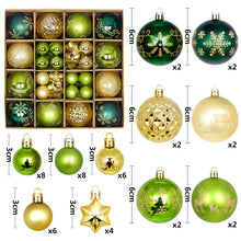 Lade das Bild in den Galerie-Viewer, 44pcs Christmas Ornaments Set with Decorative Balls ITDinos®