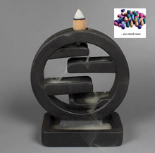 Lade das Bild in den Galerie-Viewer, Minimalist Ceramic Backflow Incense Burner Decor ITDinos®