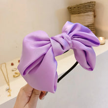 Load image into Gallery viewer, Korean Oversized Bow Headband in Red Hair Accessory
