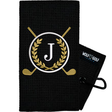 Load image into Gallery viewer, Monogrammed Golf Towel | Personalized Golf Towels for Golf Bags | Custom Golf Towel Golf Gifts | Golf Towels for Golf Bags for Men or Women | Personalized Golf Towel