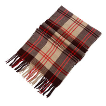 Load image into Gallery viewer, Cashmere Scarf for Men and Women, Plaid Design