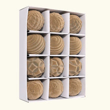 Load image into Gallery viewer, 12-Pack Velvet Christmas Tree Ornaments - Plastic Balls ITDinos®