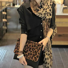 Load image into Gallery viewer, Polka Dot Leopard Print Scarf and Shawl