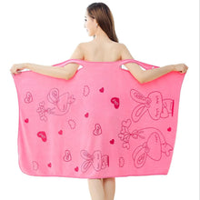 Load image into Gallery viewer, Quick Dry Microfiber Bath Towel & Spa Robe for Women ITDinos®