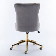 Load image into Gallery viewer, Home Office Chair With Tufted Velvet Buttons