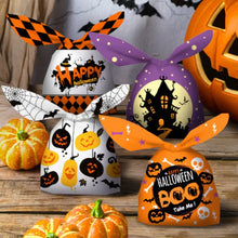 Load image into Gallery viewer, 50pcs Halloween Rabbit Ears Pumpkin Snack Bags ITDinos®