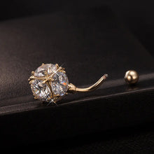 Load image into Gallery viewer, Colorful Square Crystal Navel Ring Body Piercing Jewelry ITDinos®