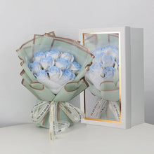 Load image into Gallery viewer, Blue Rose Soap Bouquet Gift Box ITDinos®