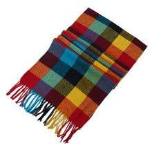 Load image into Gallery viewer, Cashmere Scarf for Men and Women, Plaid Design