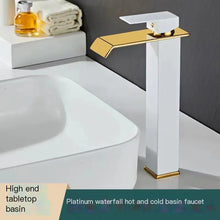 Load image into Gallery viewer, European-Style All Copper Basin Faucet with Waterfall
