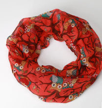 Load image into Gallery viewer, Owl Scarf - Versatile Neck Wrap Accessory