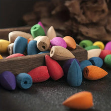 Lade das Bild in den Galerie-Viewer, 128pcs Aromatic Backflow Incense Cones for Meditation ITDinos®