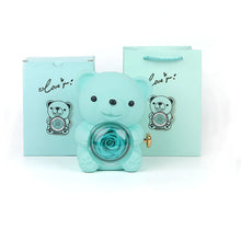 Load image into Gallery viewer, Eternal Rose Teddy Bear Jewelry Gift Box with Necklace ITDinos®