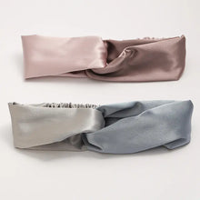 Load image into Gallery viewer, Cross-Colored Wide Headband for Retro Style Hair Accessories