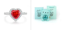 Load image into Gallery viewer, Eternal Rose Teddy Bear Jewelry Gift Box with Necklace ITDinos®