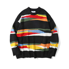 Load image into Gallery viewer, Men's Contrast Color Striped Knitted Sweater ITDinos®