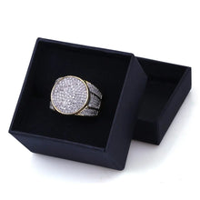 Load image into Gallery viewer, 118K Gold Plated Hip Hop Ring with Zircon Stones ITDinos®