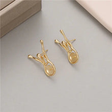 Lade das Bild in den Galerie-Viewer, 14K Gold Plated DIY Pearl Drop Earrings Wholesale ITDinos®