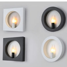 Lade das Bild in den Galerie-Viewer, Moderne nordische Wandleuchte aus Eisen für Treppenhaus und Flur