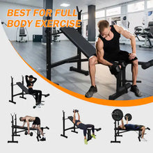 Lade das Bild in den Galerie-Viewer, Weightlifting Bench, Bench Press Set With Squat And Bench ITDinos®