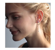 Load image into Gallery viewer, Custom Japanese Star Jewelry - Topaz & Zircon Studs ITDinos®