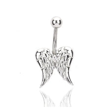 Load image into Gallery viewer, Custom Hypoallergenic Wing Design Navel Piercing Jewelry ITDinos®