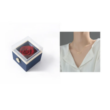 Load image into Gallery viewer, Fashion Acrylic Rotating Rose Jewelry Box ITDinos®