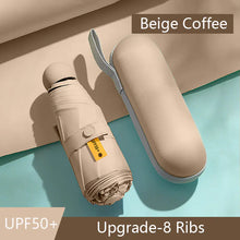 Lade das Bild in den Galerie-Viewer, Kompakter Sonnenschutzschirm mit 8 Speichen