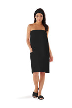 Load image into Gallery viewer, Boca Waffle Towel Wrap for Women - Lightweight Sauna Towel - Bath Wrap for Home Spa Facial or Gym - Secure & Adjustable ITDinos®