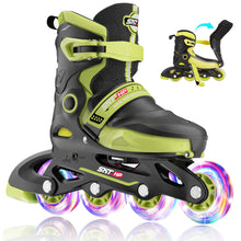 Load image into Gallery viewer, Kids Inline Skates for Girls Roller Blades Boys Adjustable Inline Skates Kids Roller Blades with Light up Skate Wheels Fun Illuminating Beginner Skating Shoes