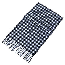 Load image into Gallery viewer, Cashmere Scarf for Men and Women, Plaid Design