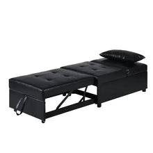 Load image into Gallery viewer, Folding Ottoman Sofa Bed BLACK ITDinos®
