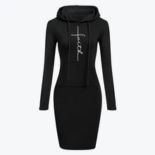 Lade das Bild in den Galerie-Viewer, Autumn Winter Women's Long-Sleeved Hoodie Dress ITDinos®
