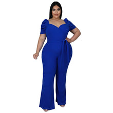 Load image into Gallery viewer, Chic Plus Size Ruffled Jumpsuit