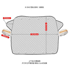 Load image into Gallery viewer, Magnetic Snow Cover for Windshield with Reflective Strips ITDinos®