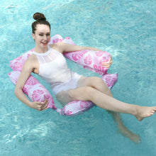 Load image into Gallery viewer, Inflatable Pool Floats Adult 4-in-1 Multi-Purpose Pool Float Water Hammock for Swimming Pool Lake Floating Beach Ocean SeaPool Hammock Floaties Toy (Pale Pink) ITDinos®